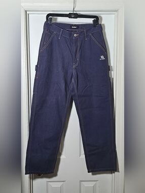 XLarge LA Stitched Painter Denim Pants Size 32 Navy Inseam 28" NWT Streetwear